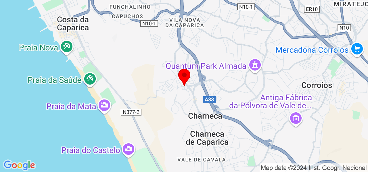 Kevin Pereira - Setúbal - Almada - Map