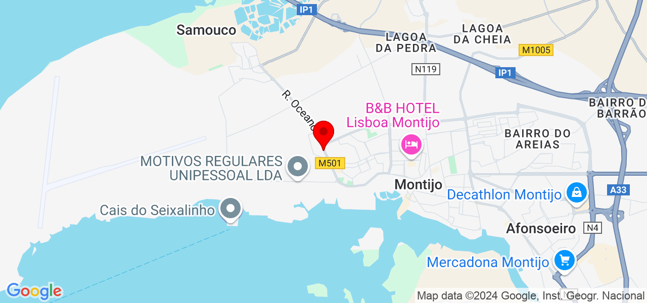 LeticiaPimenta - Setúbal - Montijo - Mapa