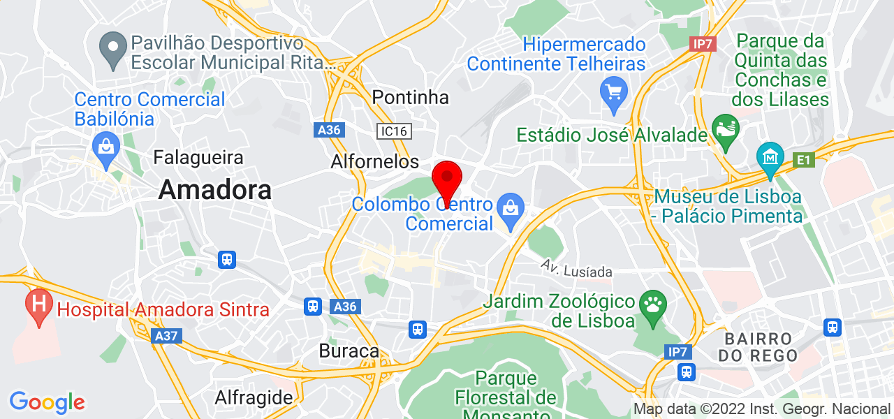 L-Pimenta sociedade Investimento Imobili&aacute;rio Lda - Lisboa - Lisboa - Mapa