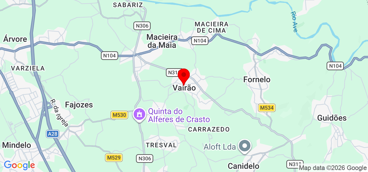 Laços - Porto - Vila do Conde - Map