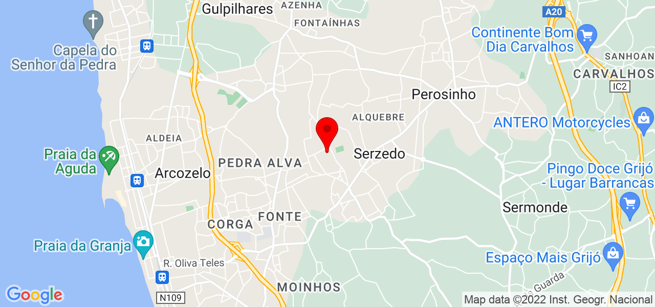 Alexandra - Porto - Vila Nova de Gaia - Mapa