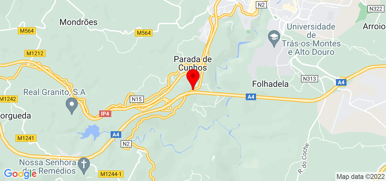 Fabiana Santos - Vila Real - Vila Real - Mapa