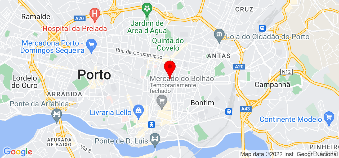 Bandog - Porto - Porto - Mapa