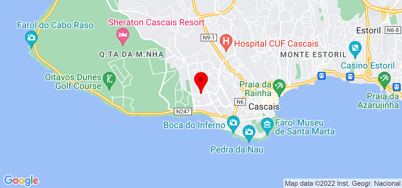 Hugo Caseiro - Lisboa - Cascais - Mapa