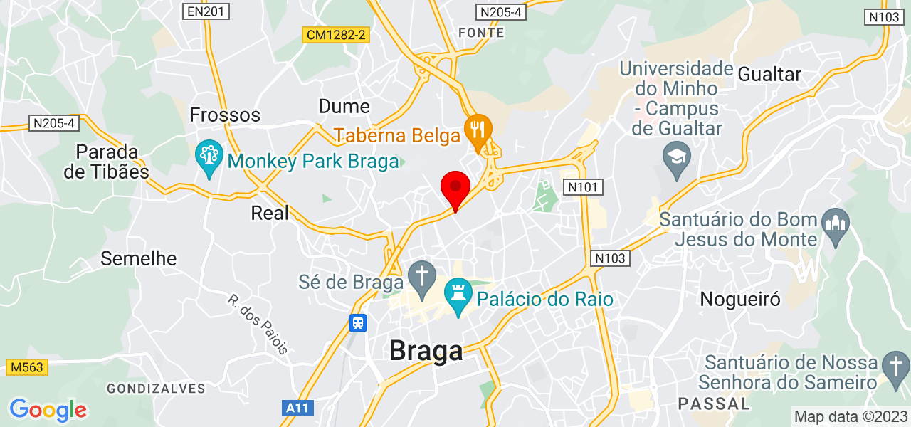 Susana Fernandes - Braga - Braga - Mapa