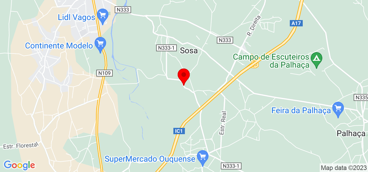 Alcino  silva - Aveiro - Vagos - Mapa