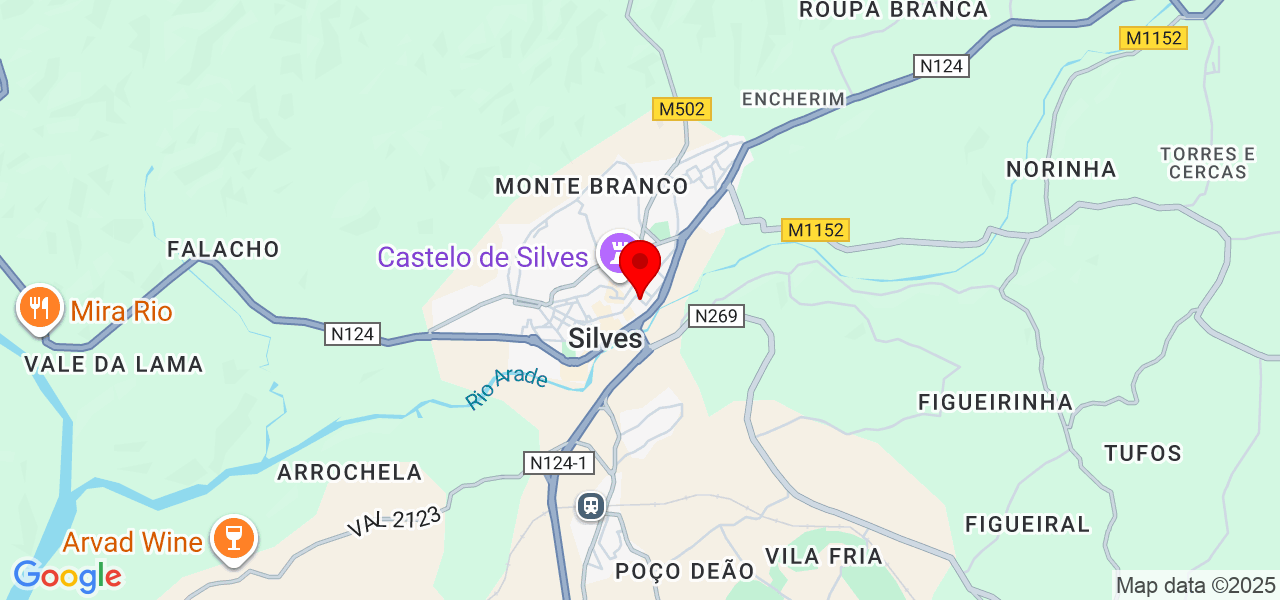3J.A remodelações - Faro - Silves - Mapa