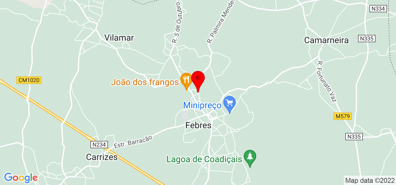 Paulo Cardoso - Coimbra - Cantanhede - Mapa
