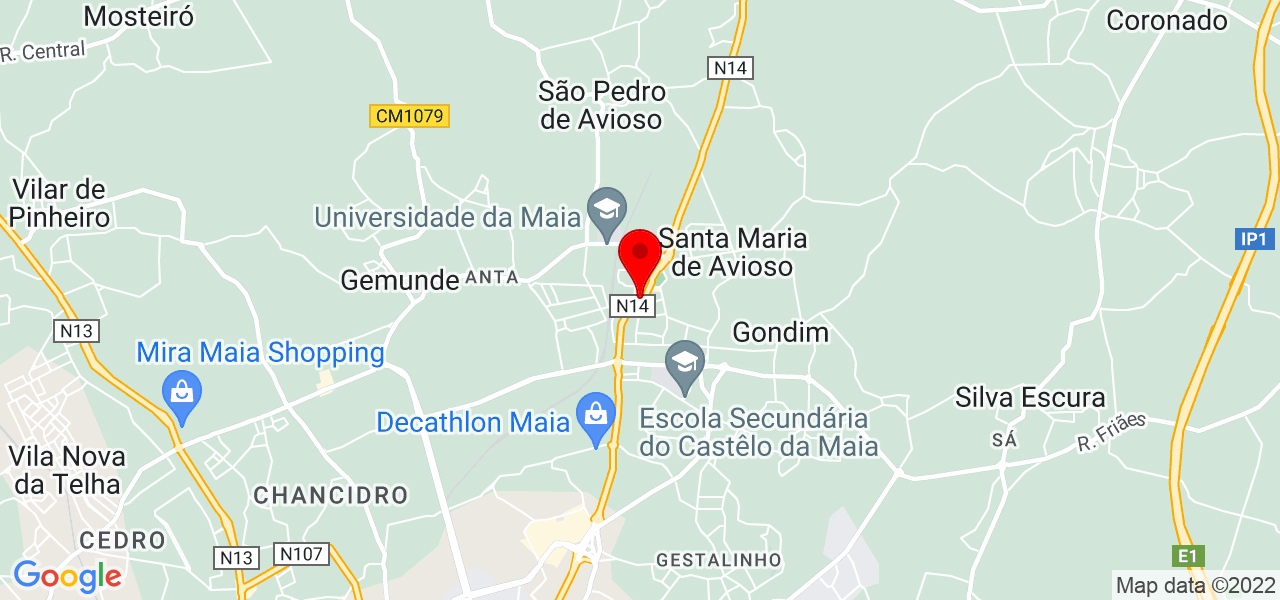 Josiana Vaz - Porto - Maia - Mapa