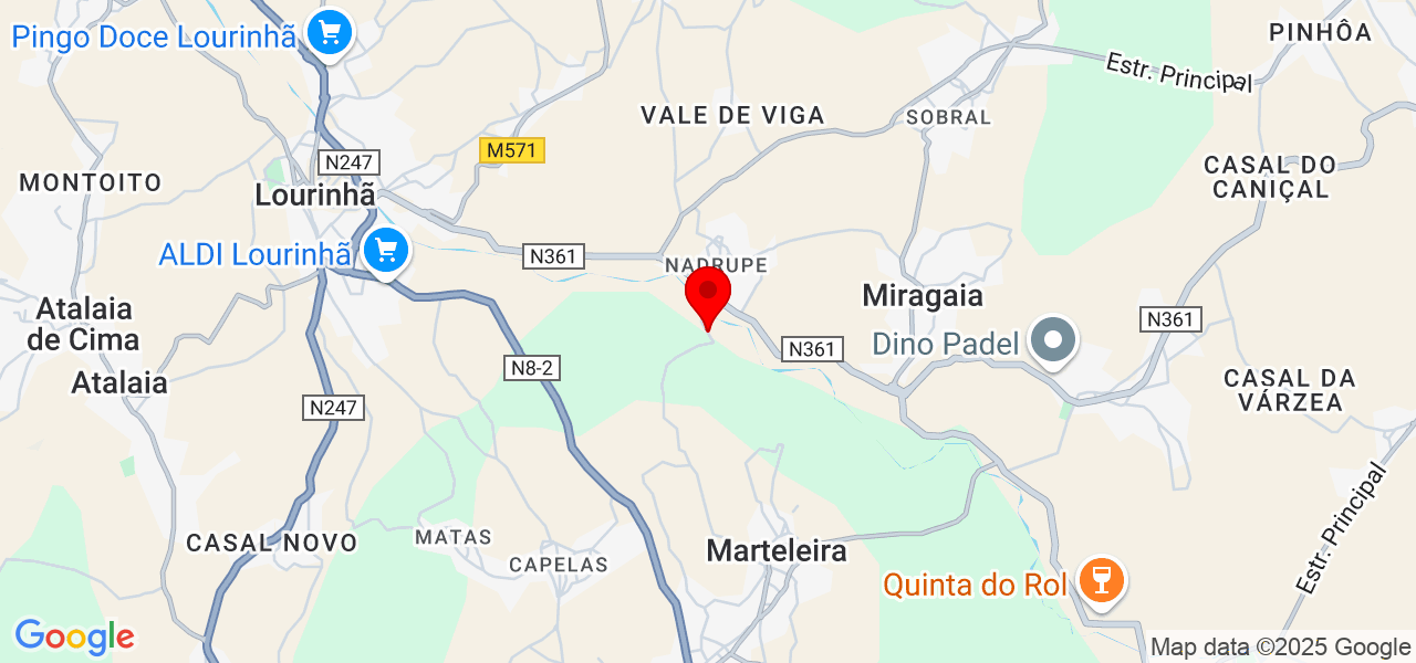 K9 School Ecológic - Lisboa - Lourinhã - Map