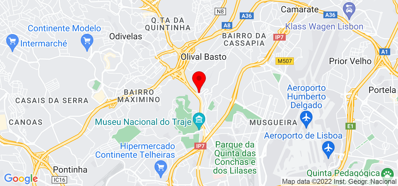 Pedro Nascimento - Lisboa - Lisboa - Mapa