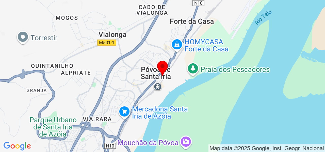 Caio - Lisboa - Vila Franca de Xira - Mapa