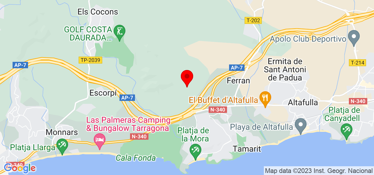 Superbuit - Cataluña - Tarragona - Mapa