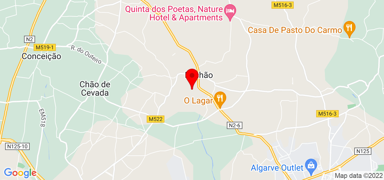 Makoza - Faro - Faro - Mapa