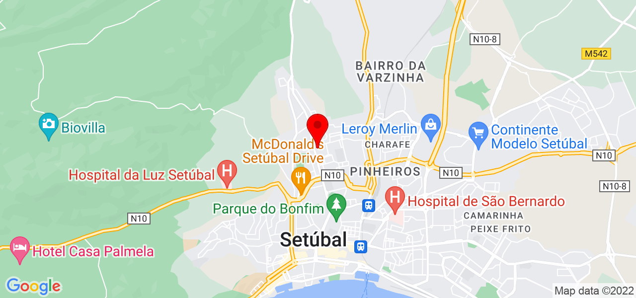 Claudilene - Setúbal - Setúbal - Mapa
