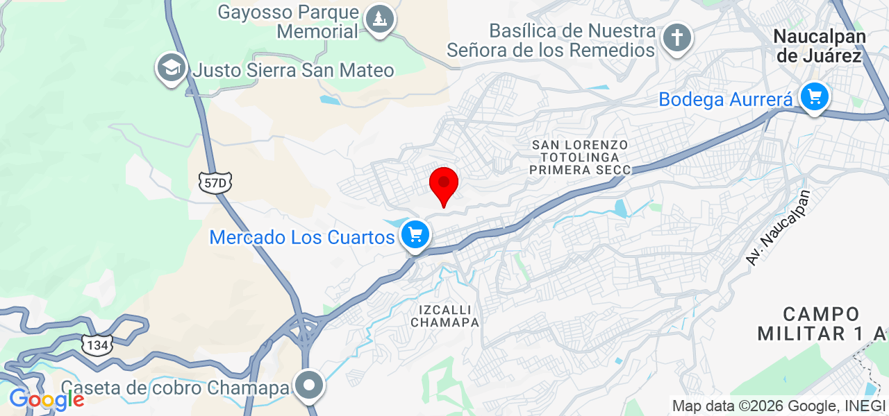 Terapia cuántica - México - Naucalpan de Juárez - Mapa