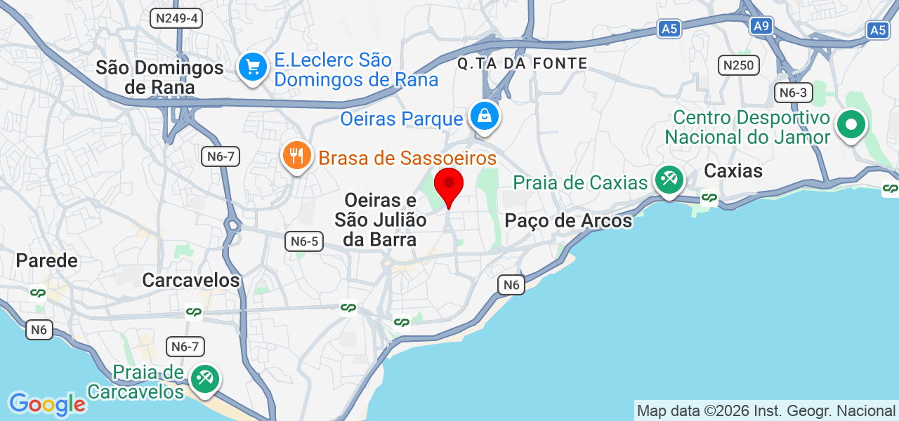 Jo&atilde;o Machado - Lisboa - Oeiras - Karte