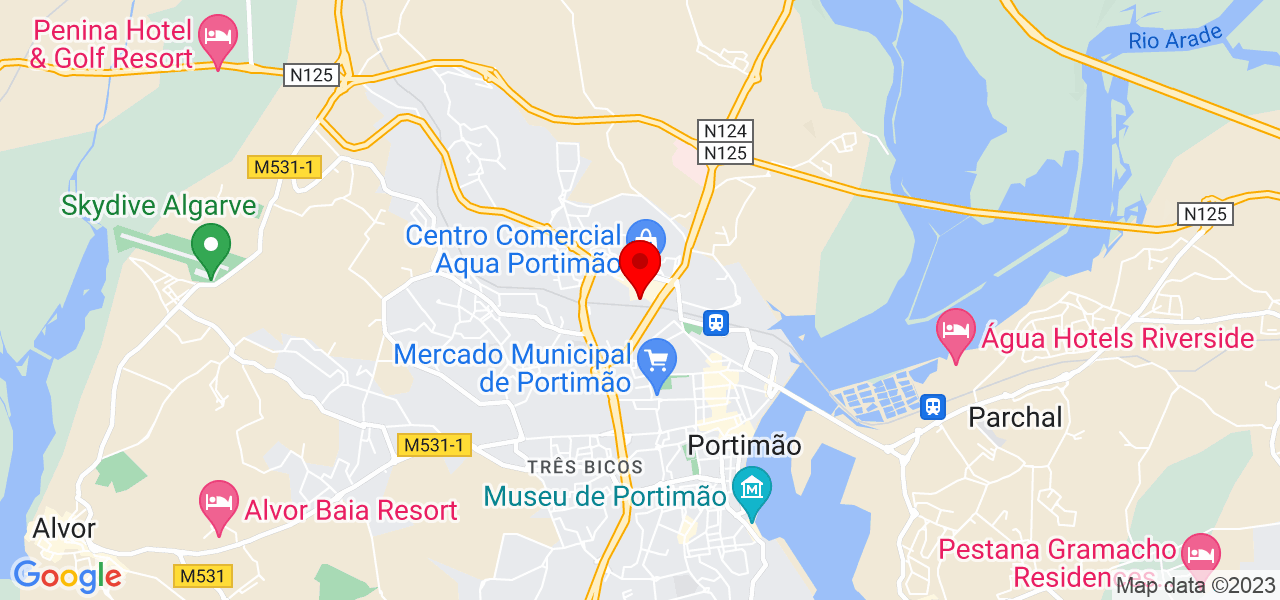 Rui Ventura - Faro - Portimão - Mapa