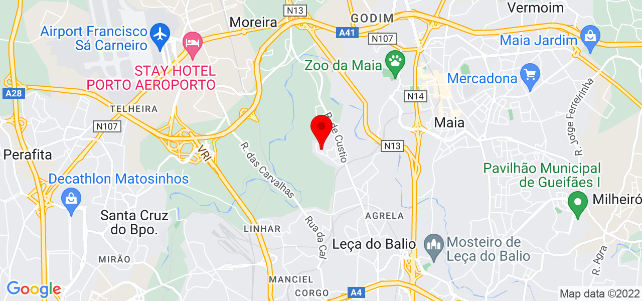 F&aacute;tima Pedrosa - Porto - Matosinhos - Mapa