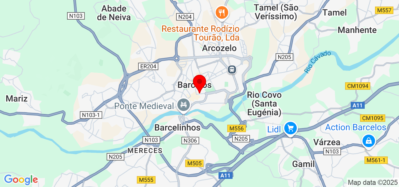 Diana Gomes - Braga - Barcelos - Karte