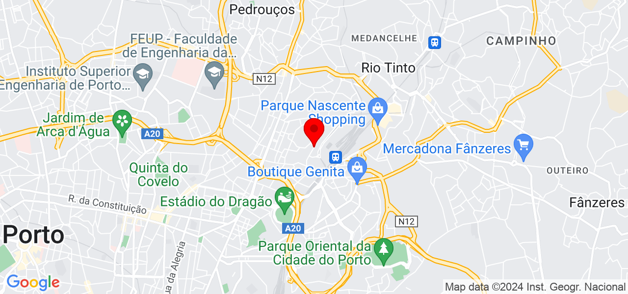 Gabrielly - Porto - Porto - Mapa