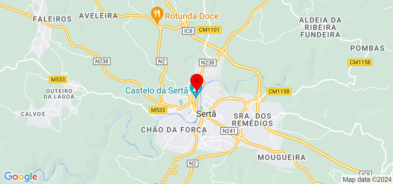 JPS Serviços remodelação - Castelo Branco - Sertã - Map