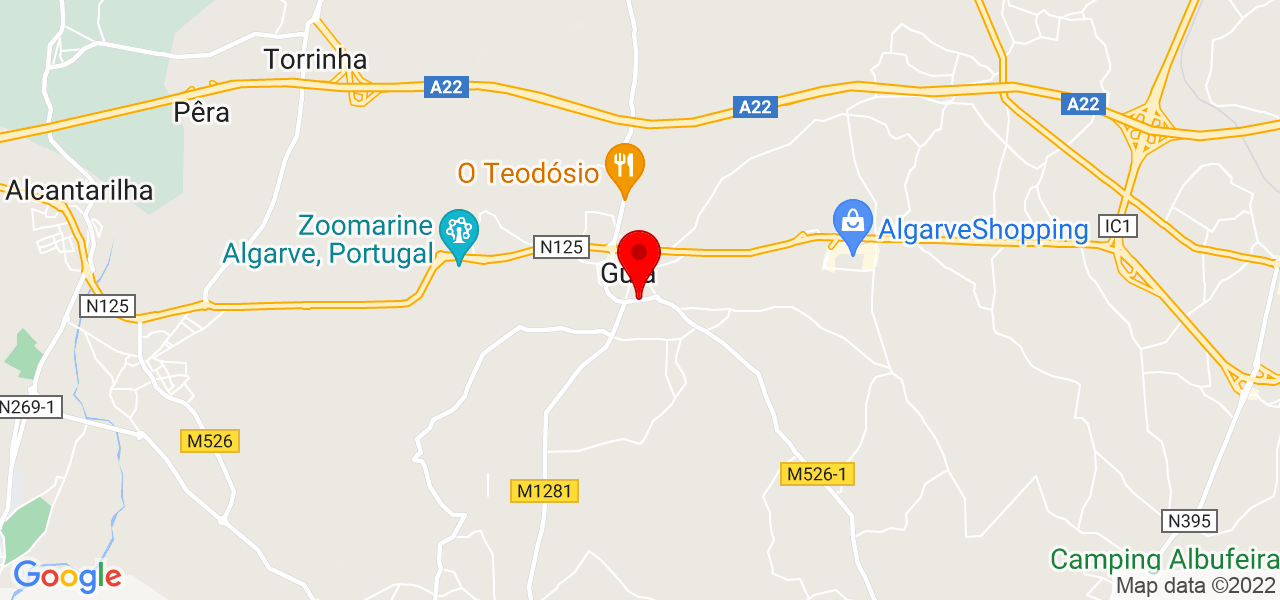 XAVIER - Faro - Albufeira - Mapa