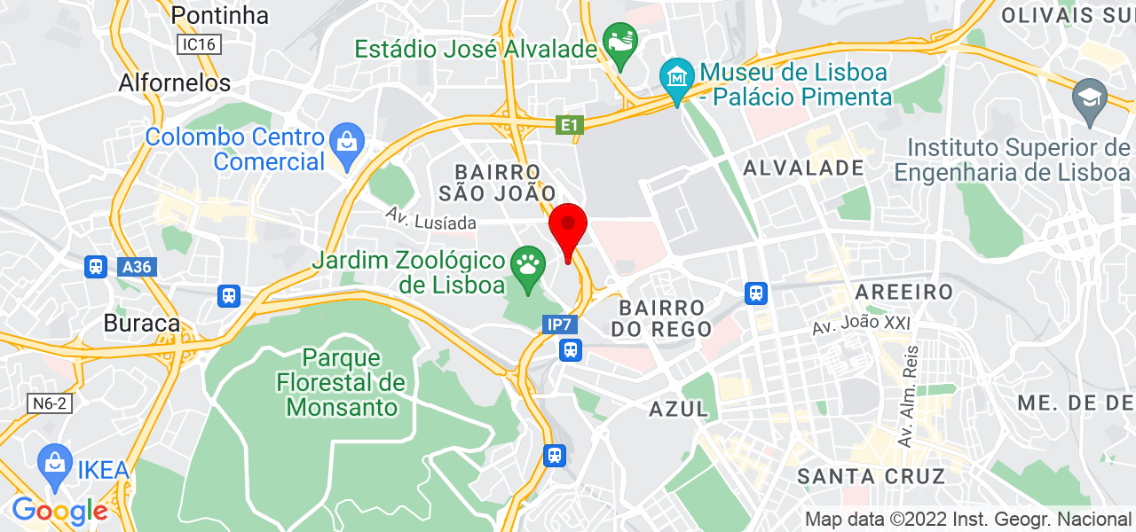 Ricardo Raposo Lopes - Lisboa - Lisboa - Mapa