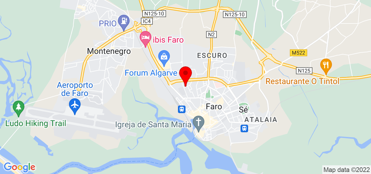 Milton Brito - Faro - Faro - Mapa