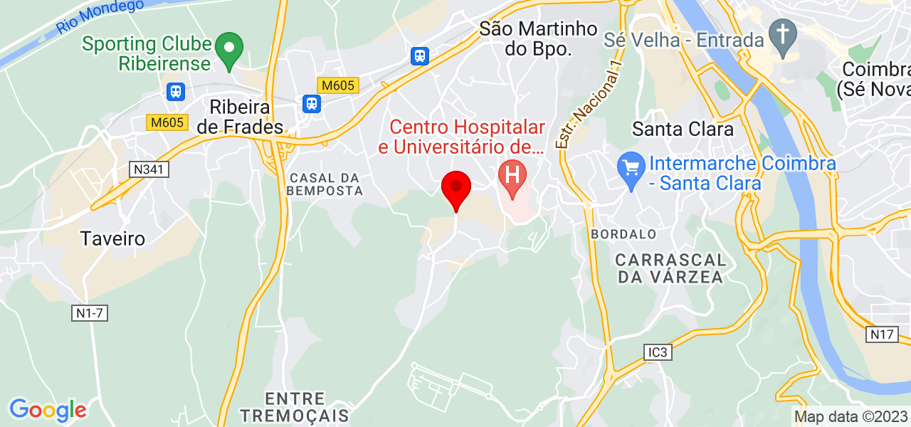 Ana Zapata - Coimbra - Coimbra - Mapa