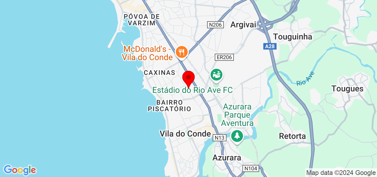 Anna Voronova - Porto - Vila do Conde - Map