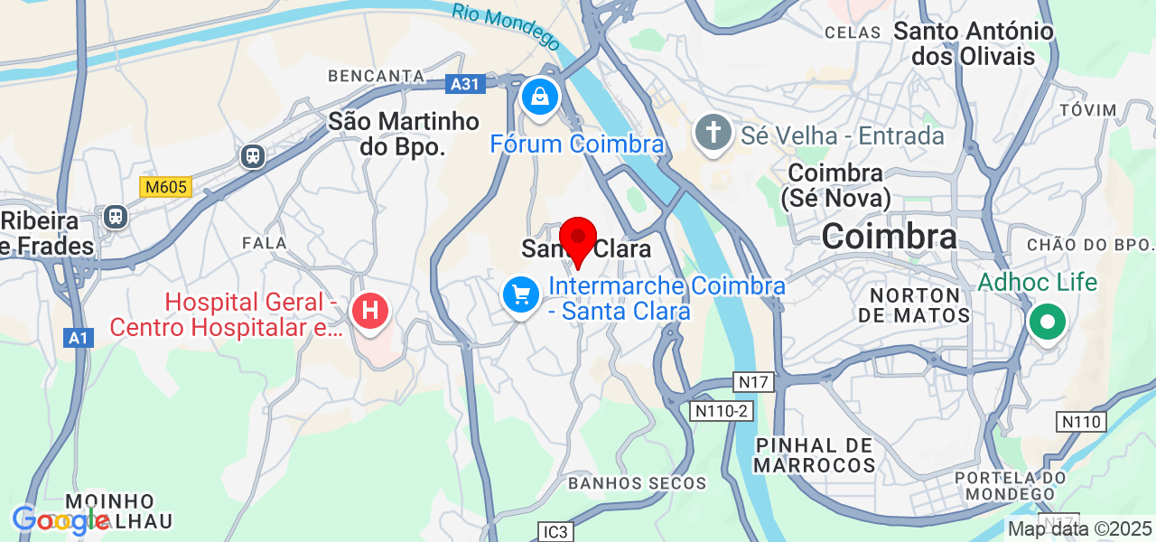 Patr&iacute;cia - Coimbra - Coimbra - Map