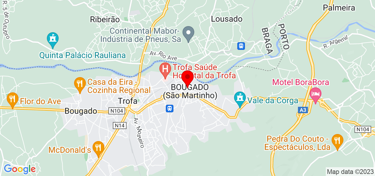 Catarina Silva - Porto - Trofa - Mapa