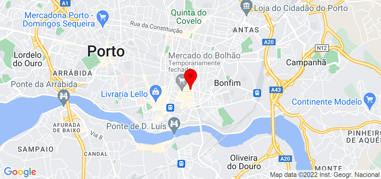 Diana Monteiro - Porto - Porto - Mapa