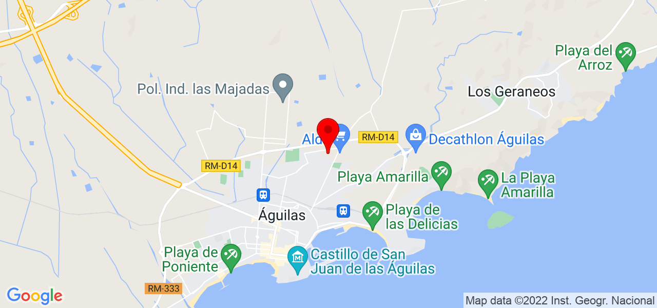 Ainara Perez - Región de Murcia - Águilas - Mapa