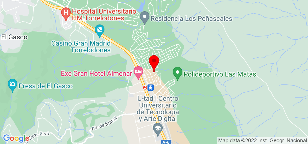 Liceol - Comunidad de Madrid - Las Rozas de Madrid - Mapa