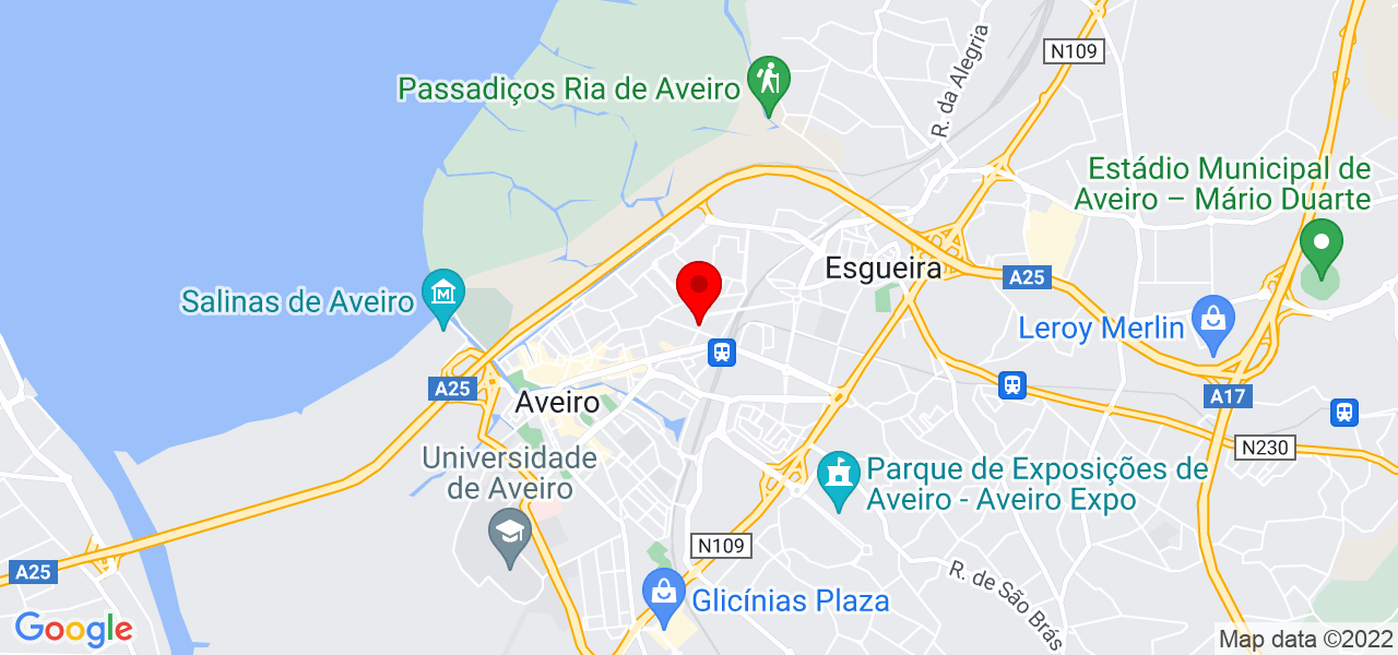 Servi&ccedil;o Jur&iacute;dico - Aveiro - Aveiro - Mapa