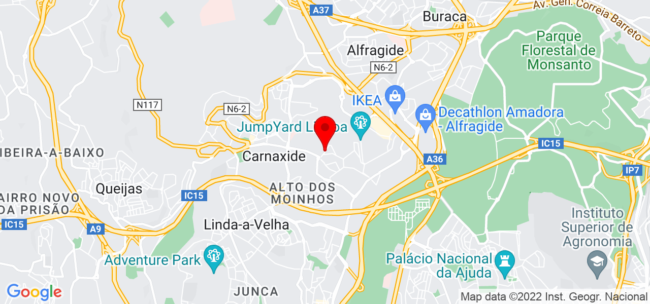 HMGReparacoes - Lisboa - Oeiras - Mapa
