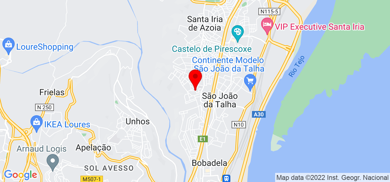 BRUNA AGUIAR - Lisboa - Loures - Mapa