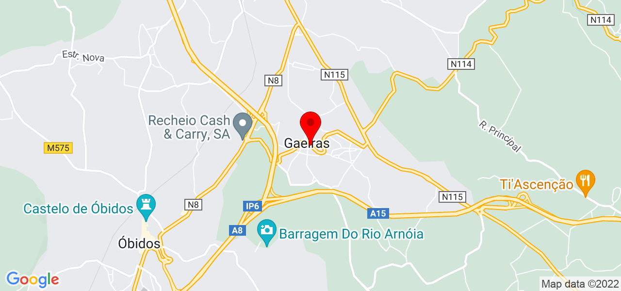 Beto instalador de papel de parede pintor de parede   e servi&ccedil;os de marido de aluguel - Leiria - Óbidos - Map
