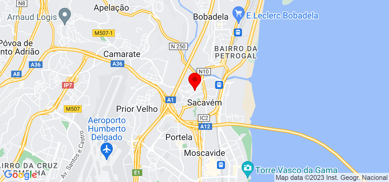 Servi&ccedil;os variados - Lisboa - Loures - Mapa