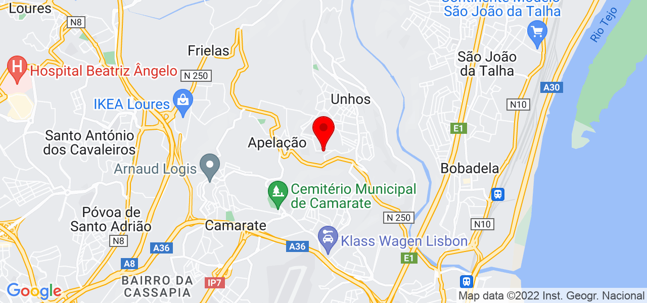 Luísa Trindade - Lisboa - Loures - Carte