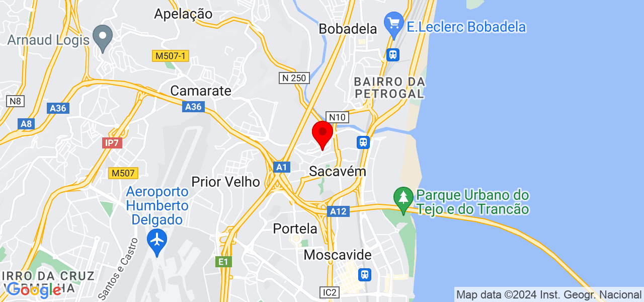 Fagner Silva - Lisboa - Loures - Mapa