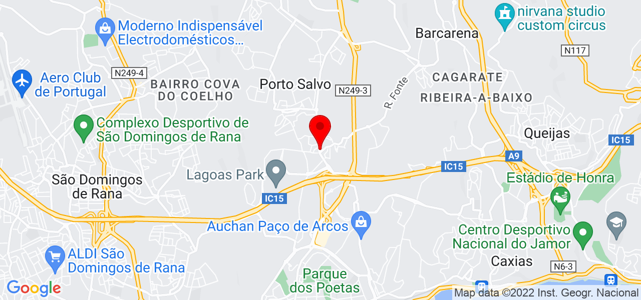 Alexsandria Miranda - Lisboa - Oeiras - Mapa