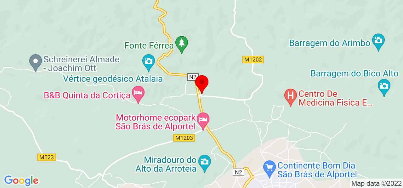 S&iacute;lvia Nobre - Faro - São Brás de Alportel - Mapa
