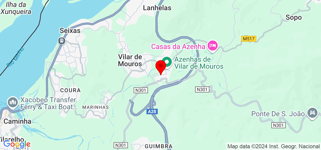 Patrick Pereira - Viana do Castelo - Caminha - Map
