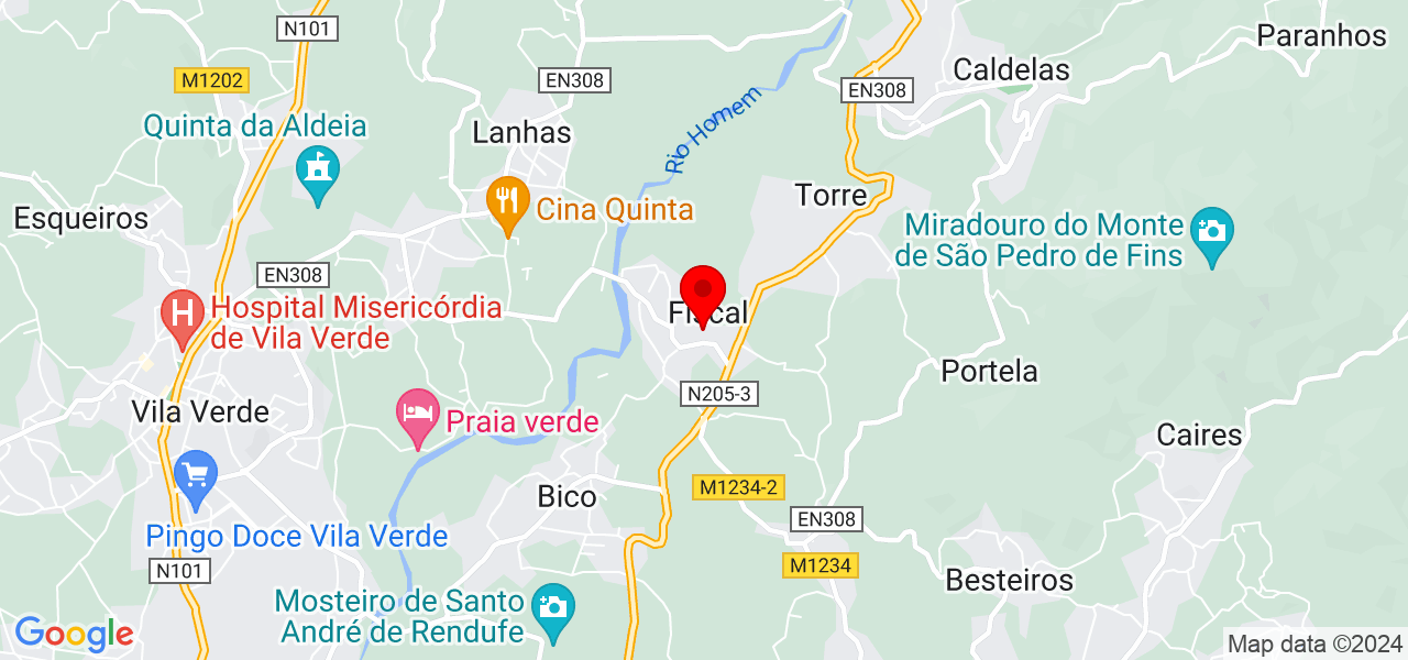 Diogo Matos - Braga - Amares - Mapa