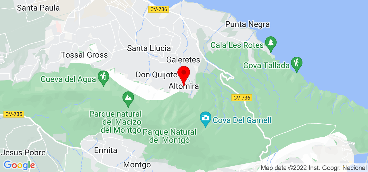 Oompaloompa S.L. - Comunidad Valenciana - Dénia - Mapa