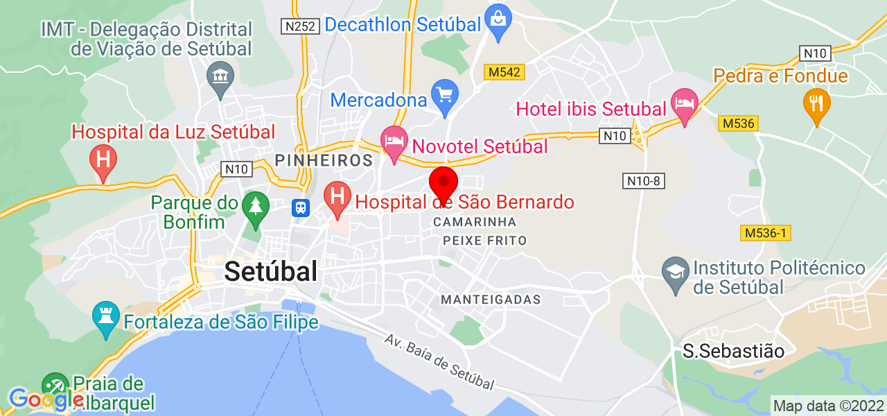 Lima - Setúbal - Setúbal - Mapa