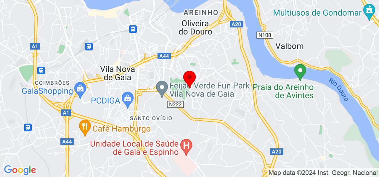 Clara - Porto - Vila Nova de Gaia - Map